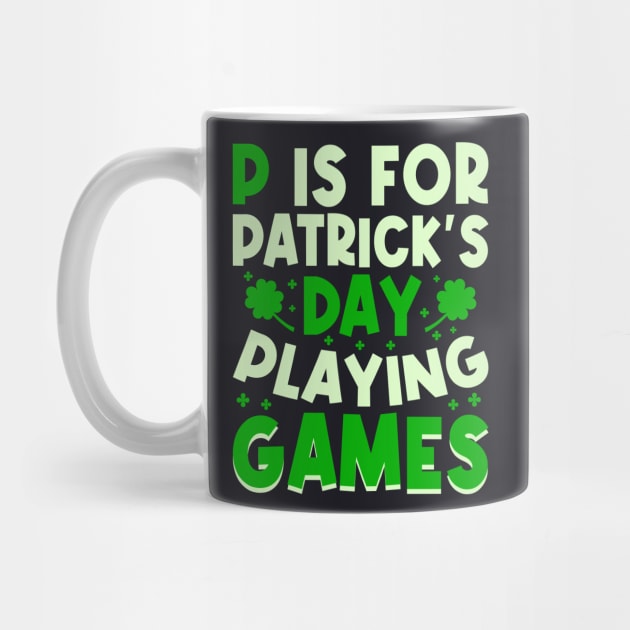 P is for patrick’s day playing games by Fun Planet